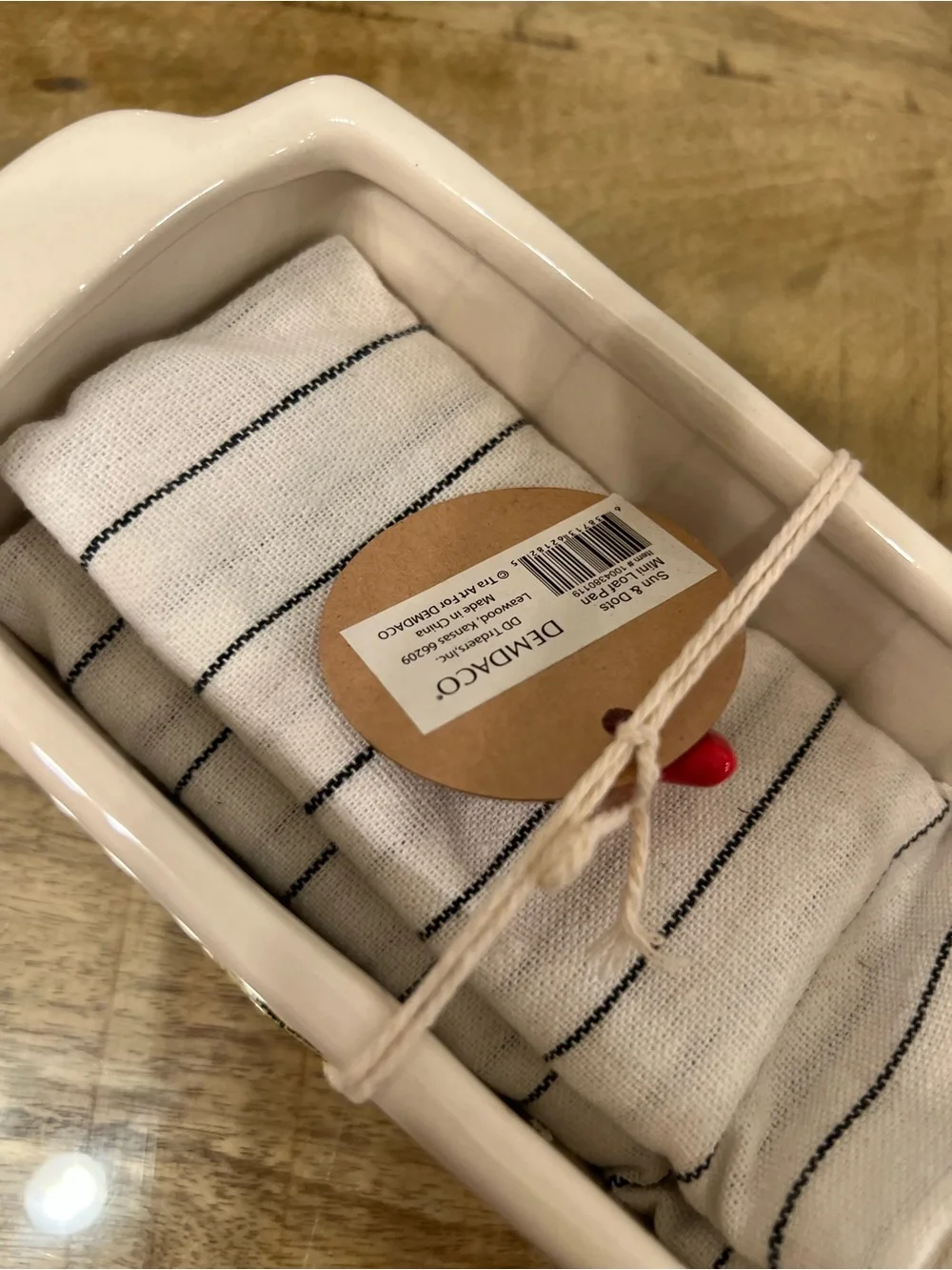 Demdaco Mini Loaf Pan With Towel